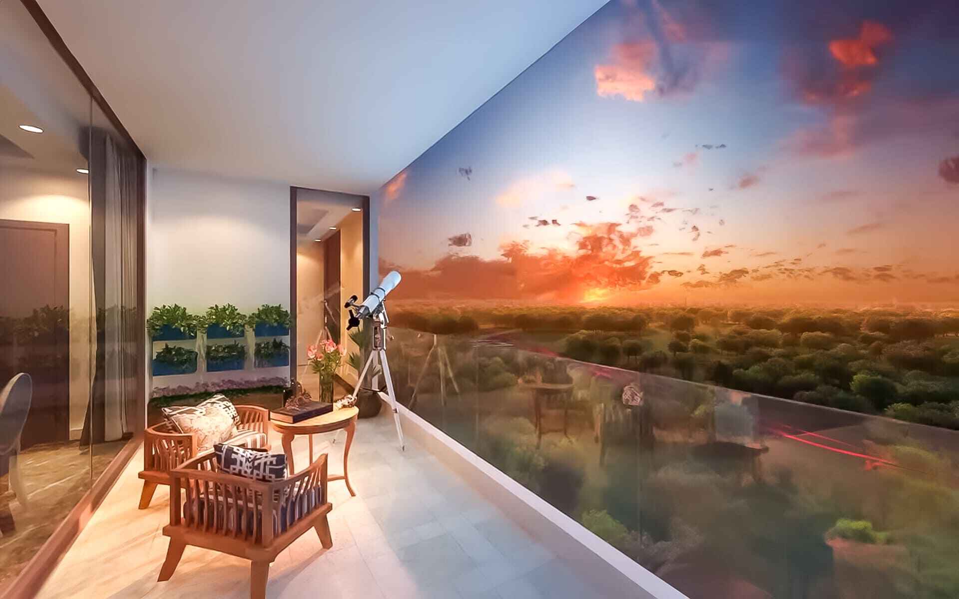 Photograph of the main entrance gate and driveway at Park Retreat villa community